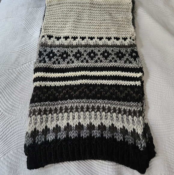 Calimar Alpaca and Wool Italian Scarf Nordic Icelandic Design - Picture 6 of 16